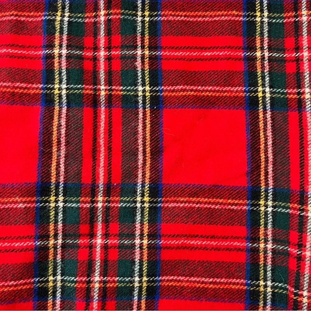 Pendleton Vintage Wool Highland Motor Robe Tartan Fringe Blanket NWT